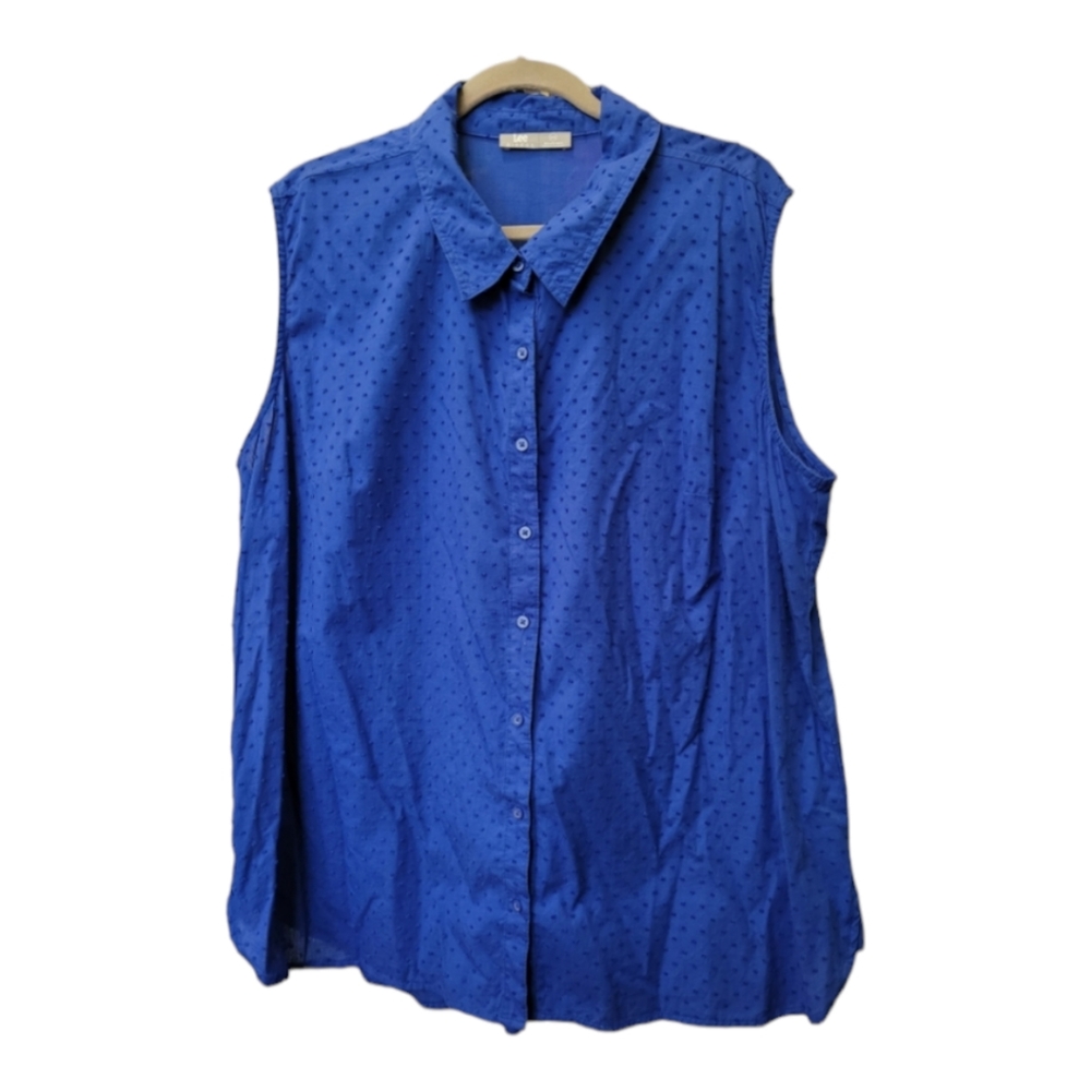 Lee Riders Sleeveless Button-Down Shirt